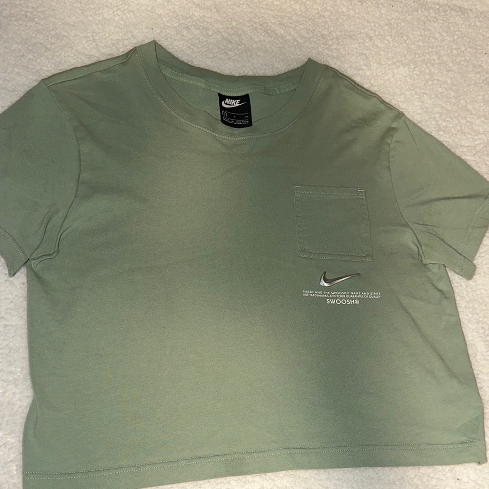 Nike Olive Green Crop Top